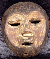 Mask from the Lega tribe of the Congo