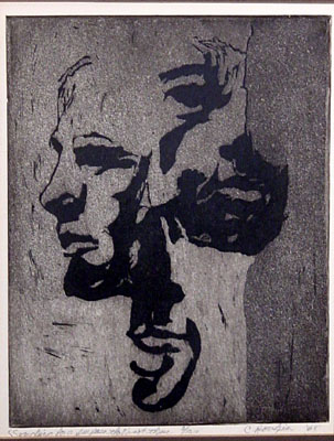 Etching by C. Rouhier 1968